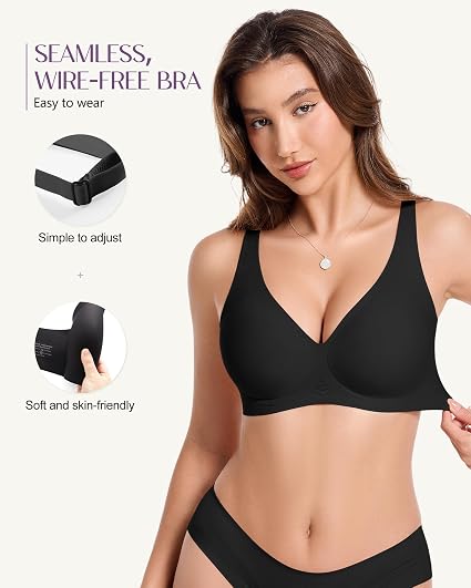 Jelly Bra for Women - Deep V Push Up Bras
