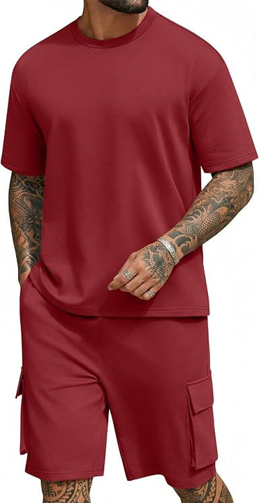Men’s 2-Piece Shirt & Shorts Set