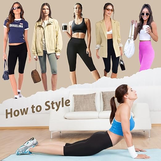 Women’s High Waist Leggings – Comfortable Full/Knee