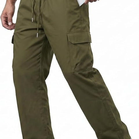 Men's Outdoor Cargo Pants – Lightweight Tactical Hiking Pants