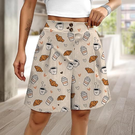 Women's Casual Work Flowy Pants with Pockets