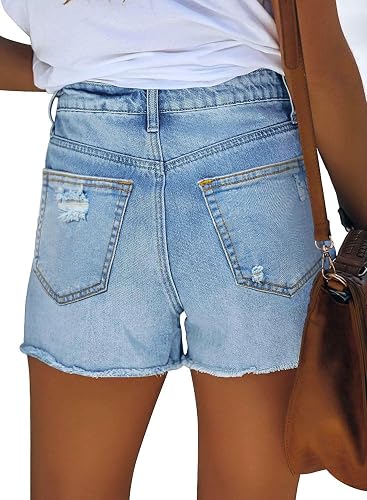 Women’s Distressed Denim Shorts | Casual Jean Shorts