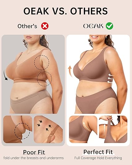 Deep V Wireless Bra