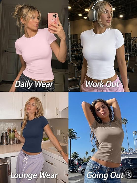 Women's Soft Short Sleeve Summer T-Shirt