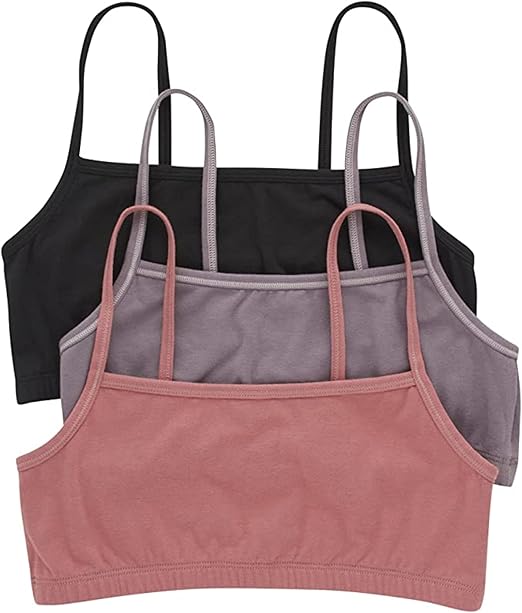 Women's Adjustable String Bralette Set – 3-Pack