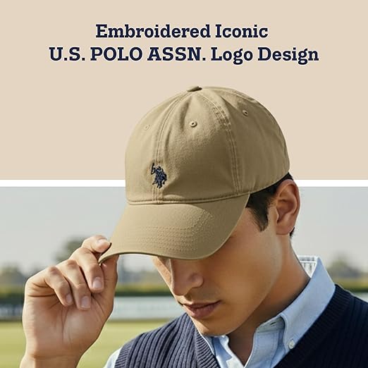 Everyday Polo Baseball Cap – Soft 100% Cotton Hat