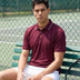 Polo Shirt Men Short Sleeve Breathable Red Shirt