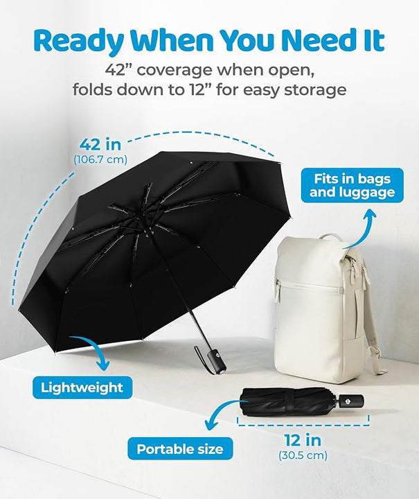 Rain-Mate Windproof Compact Umbrella