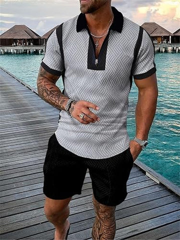 Men’s 2-Piece Summer Short Set