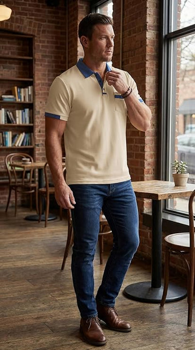 Men's Premium Short Sleeve Polo Shirt