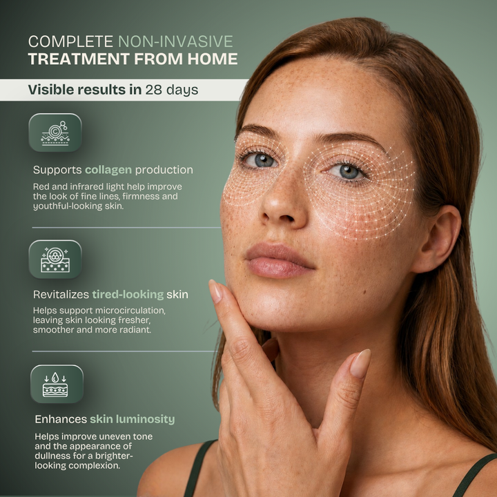 Eye Glow Mask — 850nm Triple-Spectrum LED Eye Therapy