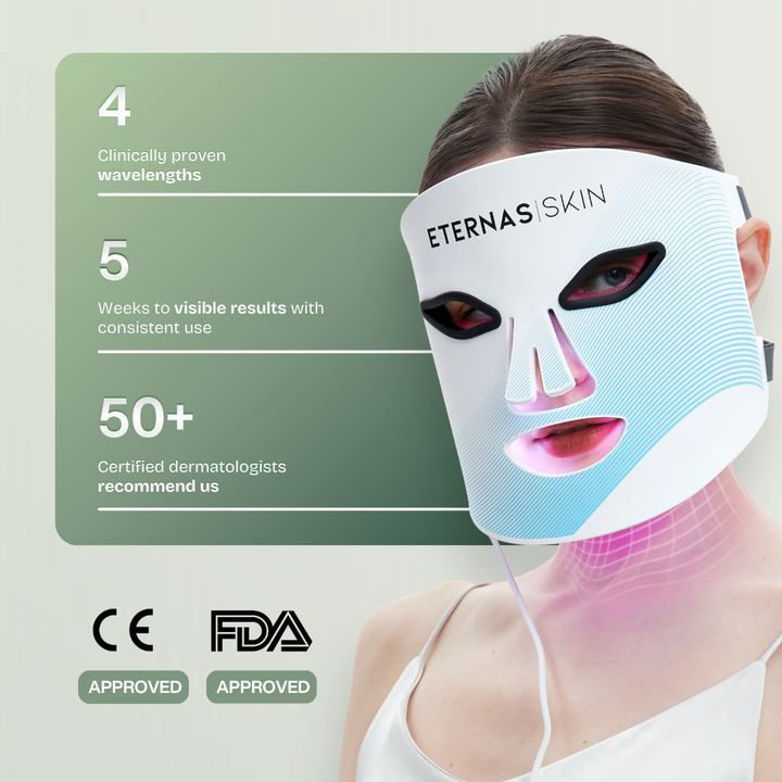 Pro LED Face Mask — 850nm Near-Infrared & Red Light Therapy