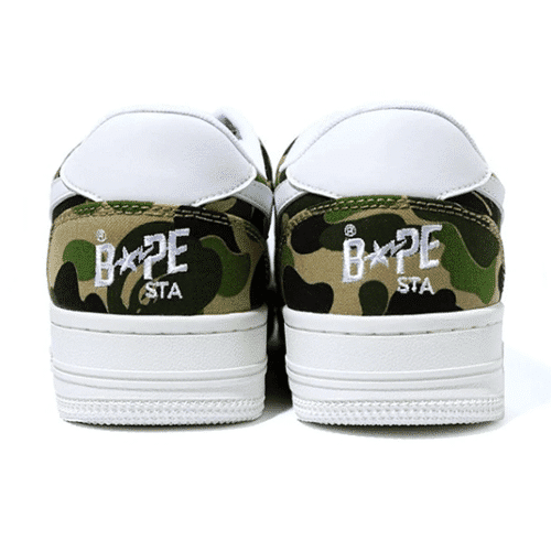 Army Green Camo BAPE STA Shoes