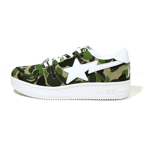 Army Green Camo BAPE STA Shoes