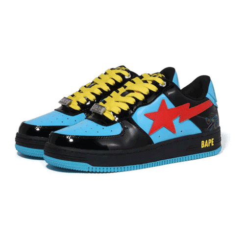 Bape x Marvel Black Widow BAPESTA