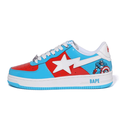 Bape x Marvel Captain America BAPESTA