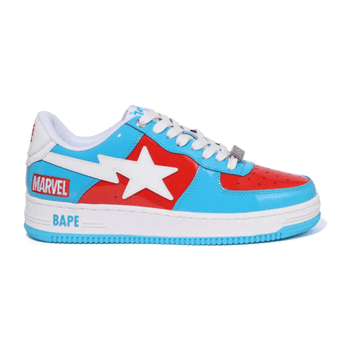 Bape x Marvel Captain America BAPESTA