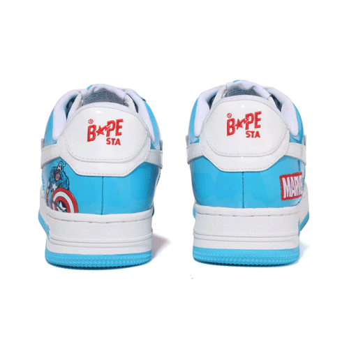 Bape x Marvel Captain America BAPESTA