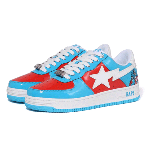 Bape x Marvel Captain America BAPESTA