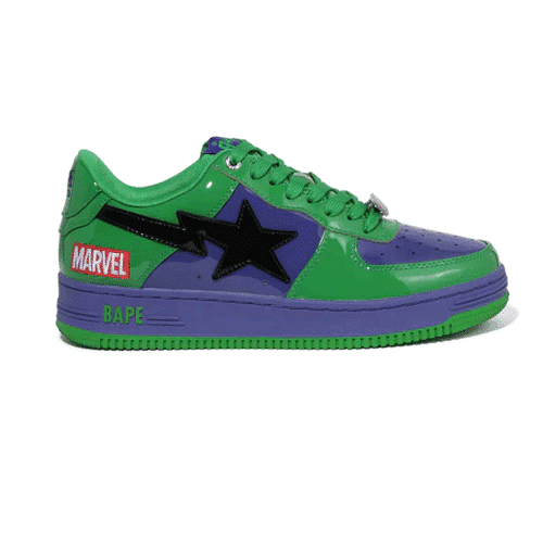 Bape x Marvel Hulk BAPESTA