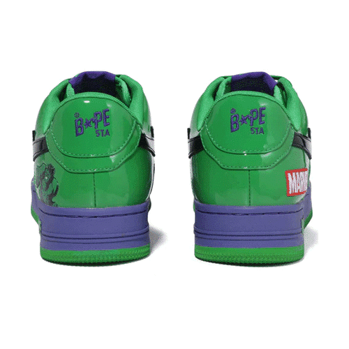 Bape x Marvel Hulk BAPESTA
