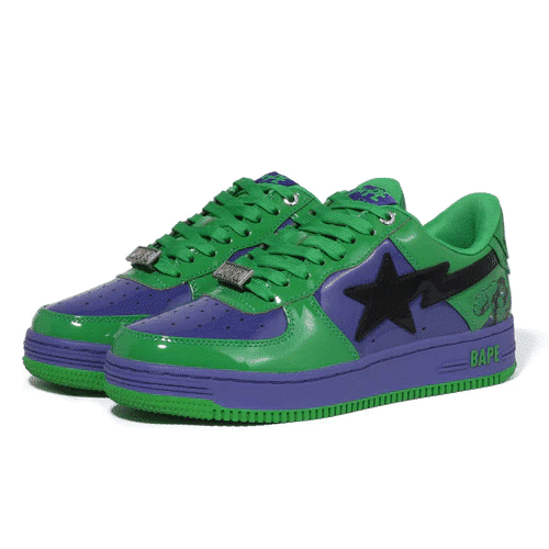 Bape x Marvel Hulk BAPESTA