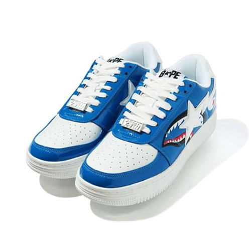 A Bathing Ape Shark Bapesta Blue