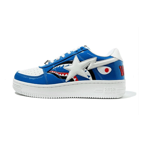 A Bathing Ape Shark Bapesta Blue