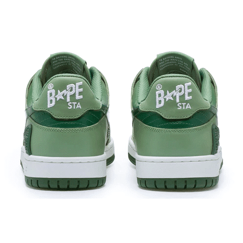 A Bathing Ape Bape SK8 Sta Green Gradation