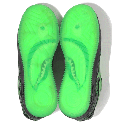 BAPESTA x RAZER Neon Camo Shoes