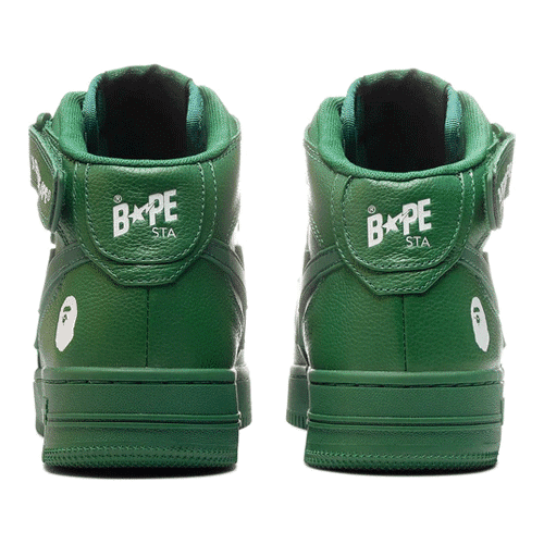 A Bathing Ape Women BAPESTA Mid Shoes