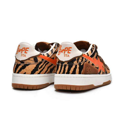 BAPE STA Sk8 Low Leopard Shoes