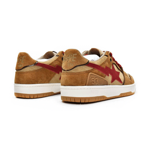 BAPE STA Sk8 Low Brown Shoes