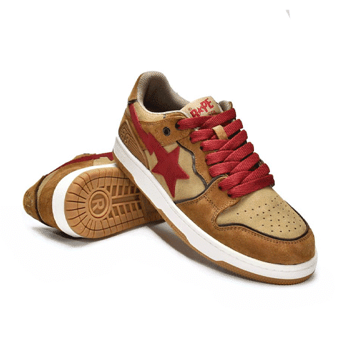 BAPE STA Sk8 Low Brown Shoes