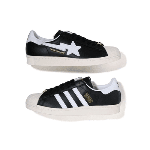 BAPE x Adidas Superstar Shoes