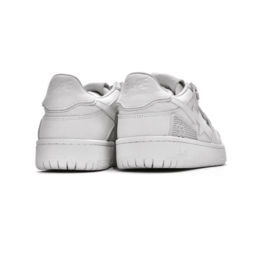 BAPESTA Sk8 Low White Shoes