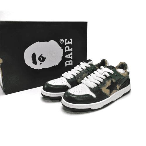 BAPE STA Sk8 Low Camo Shoes