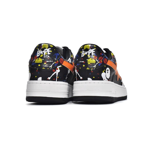 BAPE STA Sk8 Low Black Shoes