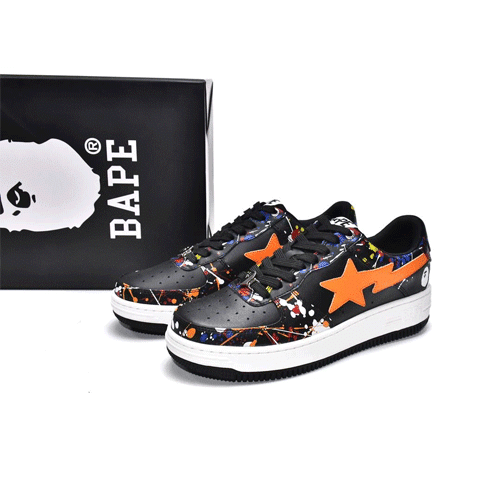 BAPE STA Sk8 Low Black Shoes