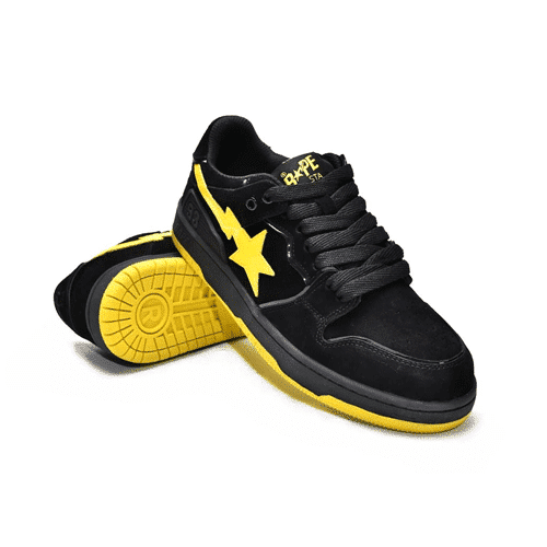 BAPESTA Sk8 Low Black Shoes