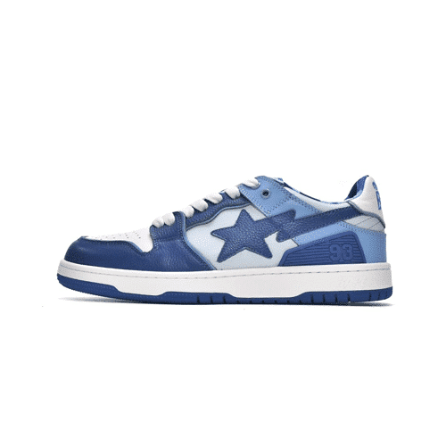 BAPESTA Sk8 Low Blue Shoes
