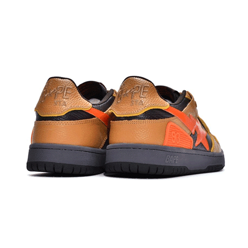 BAPESTA Sk8 Low Brown Shoes