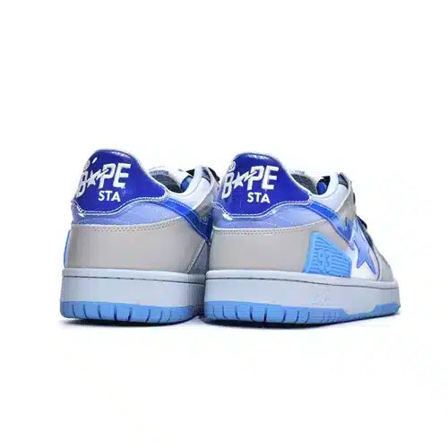 BAPESTA Sk8 Low Gradient Blue Shoes