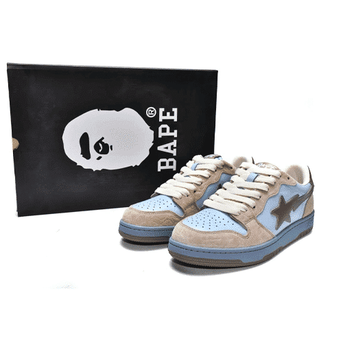 BAPESTA Sk8 Low Light Blue