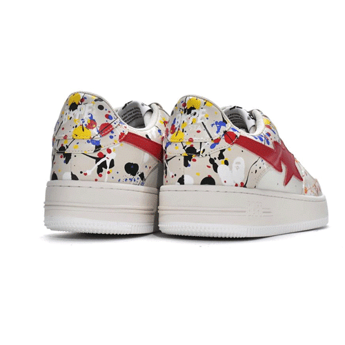 BAPESTA Sk8 Low Splash Ink