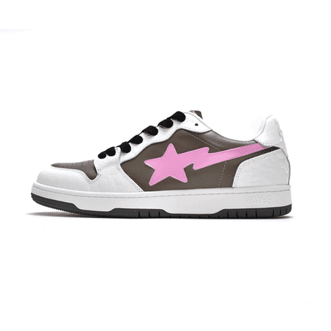 BAPE STA Sk8 Low White Shoes
