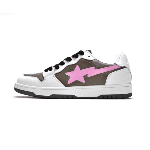 BAPE STA Sk8 Low White Shoes