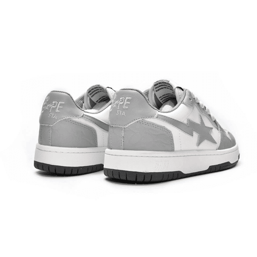 BAPE STA Sk8 Low Grey Shoes