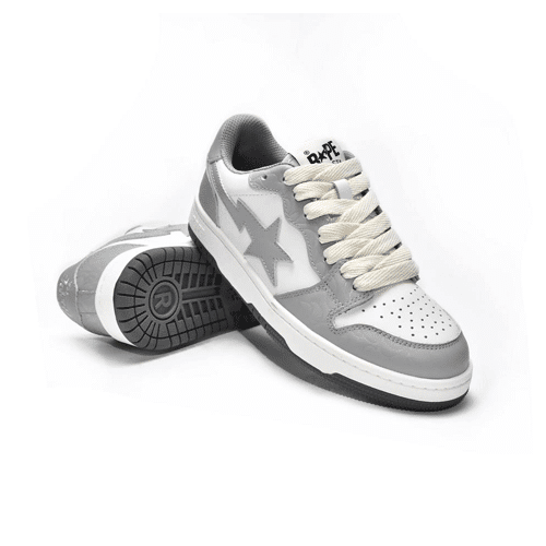 BAPE STA Sk8 Low Grey Shoes