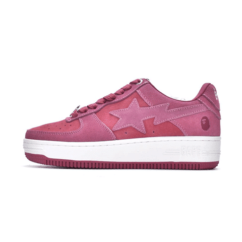 BAPESTA Sk8 Low Pink Shoes